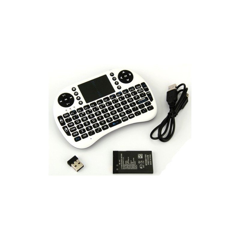 Mini tastatura wireless, cu touchpad