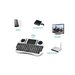 Mini tastatura wireless, cu touchpad